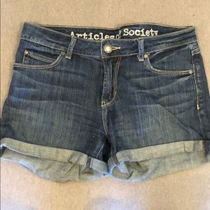 Articles of society jean shorts size 28
